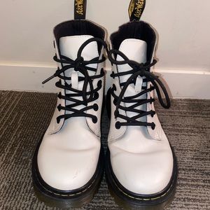 White Doc Martens Boots